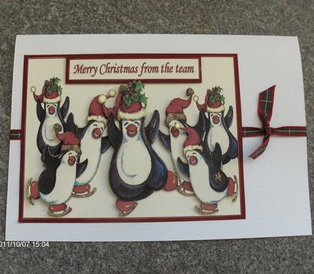 Merry Christmas from the Team Decoupage by Janice Thomson