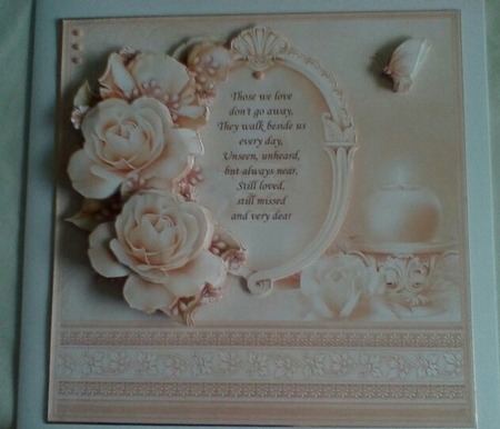 Sympathy Those We Love Verse & Decoupage 8x8 Mini Kit by Janice Wheeler