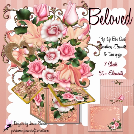 Sweet Hearts Glitter Elements - Cu4cu by JANICE SHEHAN