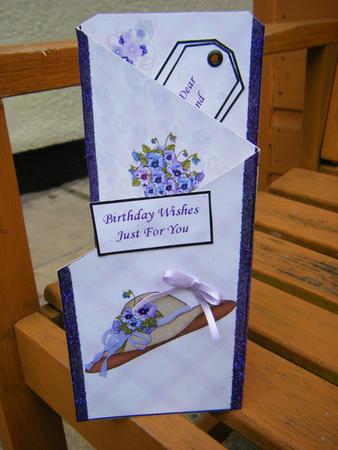 Pansy Hat & Table Cascade by Jayne Francis