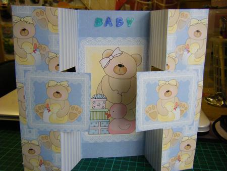 Baby Birthday with Gifts and Ducks Dfb by Jayne Francis