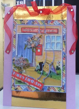 Cat at the Postoffice by Jayne Francis