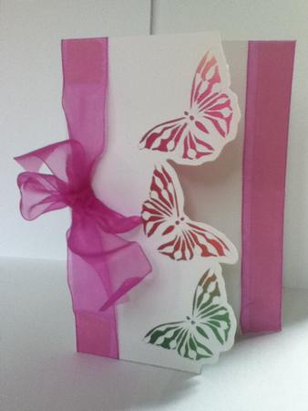 OVER THE EDGE BUTTERFLY CASCADE by Jayne Francis