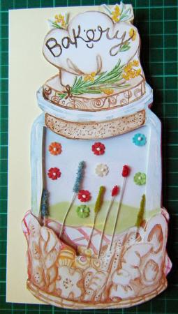 Bakery Bottle-toppers & Shaker Card by Jayne Francis
