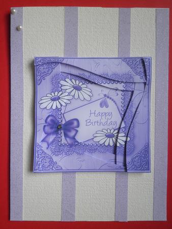 Daisies on Metallic Lace Wavy Spiral Side Stacker Featured Gallery Photo