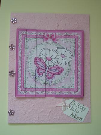 Fluttery Butterfly Side Stacker Topper by Jayne Morley