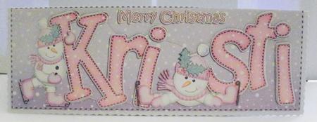 Xmas Large Dl Kristi Quick Card N 3D Decoupage by Jayne Smith