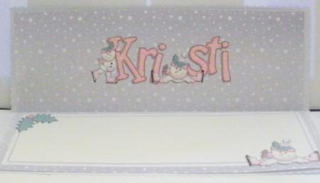Xmas Kristi Matching Large Dl Insert by Jayne Smith