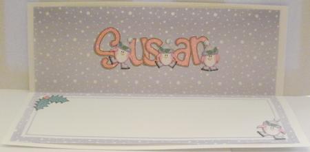 Xmas Susan Matching Large Dl Insert by Jayne Smith