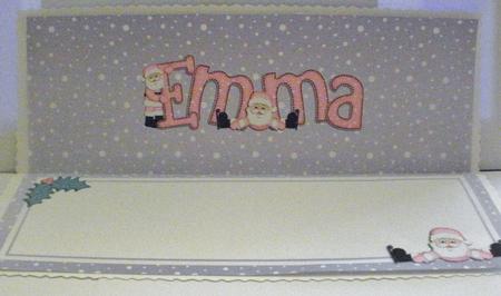 Xmas Emma Matching Large Dl Insert by Jayne Smith