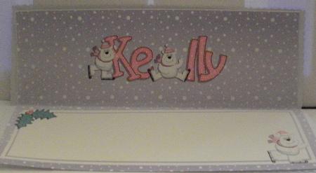 Xmas Kelly Matching Large Dl Insert by Jayne Smith