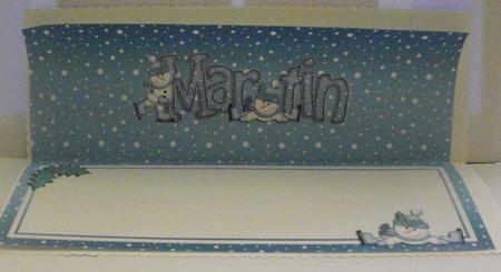 Xmas Martin Matching Large Dl Insert by Jayne Smith