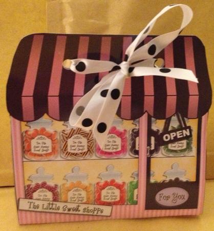 3D Little Sweet Shop Treat or Favour Box Mini Kit by Jayne Smith
