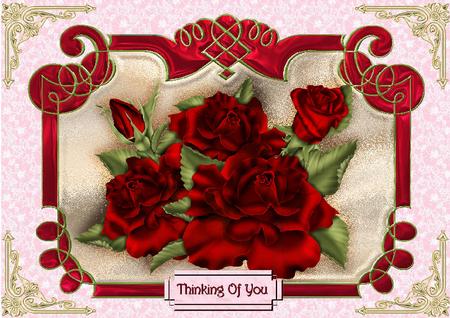 Flower Backing Papers in Floral Notes Pink & Blue Colours by Jayne Smith