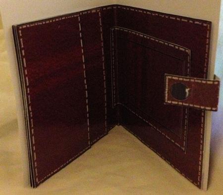 5 Leather Textured Backing Papers - Cu4cu by Jayne Smith