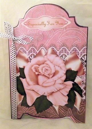 Screen Card Satin Roses by Jayne Smith