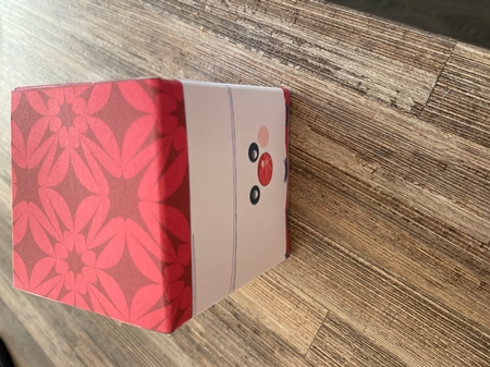Beautiful snowman decorative gift box template.  by Jayne Taplin
