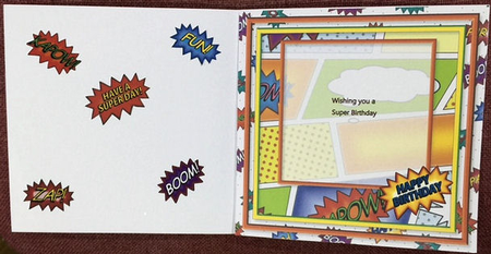 16 Today Comic Book Birthday Square 8x8 Mini Kit by Jayne Taplin