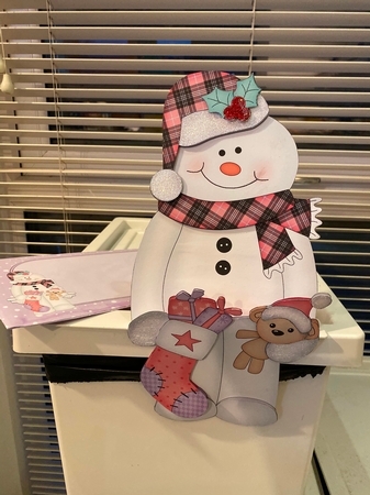3D on the Shelf Card Kit - Little Christmas Snowman Mack by Jayne Taplin