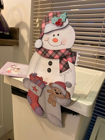 3D on the Shelf Card Kit - Little Christmas Snowman Mack by Jayne Taplin