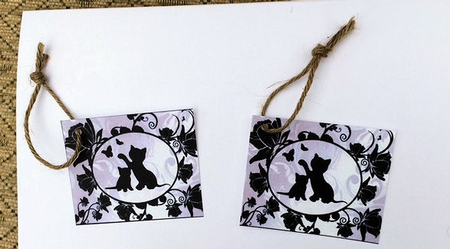 Card Topper Cute playing Kittens by Jayne Taplin