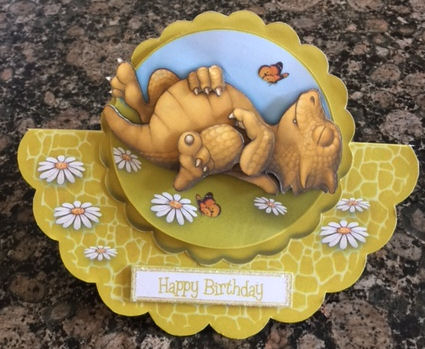 Dreaming Baby Dragon over the top Card Kit by Jayne Taplin