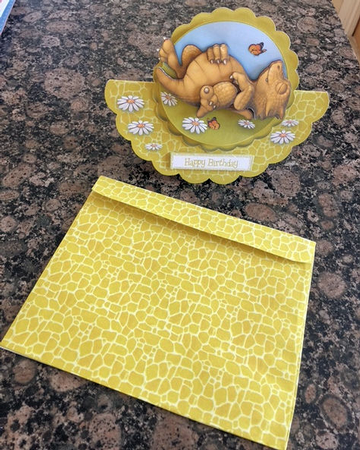 Dreaming Baby Dragon over the top Card Kit by Jayne Taplin