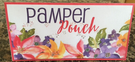 Pamper Pouch -  Envelope Money/Voucher Wallet  by Jayne Taplin