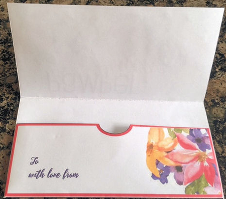 Pamper Pouch -  Envelope Money/Voucher Wallet  by Jayne Taplin