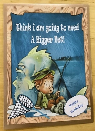 Think i am going to need a bigger net! A4 by Jayne Taplin