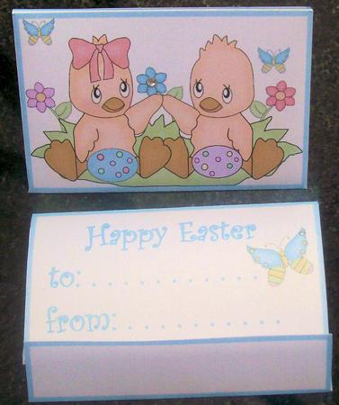 Happy Easter Chicks - Gift/money Wallet by Jayne Taplin