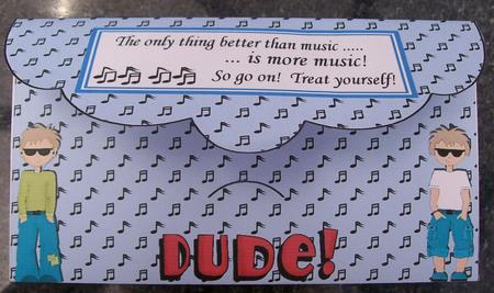 Gift Envelope/money Wallet - Teenager by Jayne Taplin