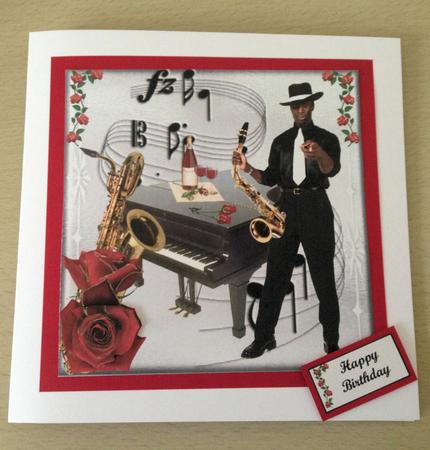 All That Jazz with Red Decoupage 2 by Jayne Taplin