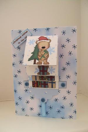 Teddy Bear Christmas Waterfall Sheet by Jayne Taplin
