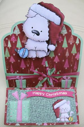 Ike Pup Easel Front by Jayne Taplin