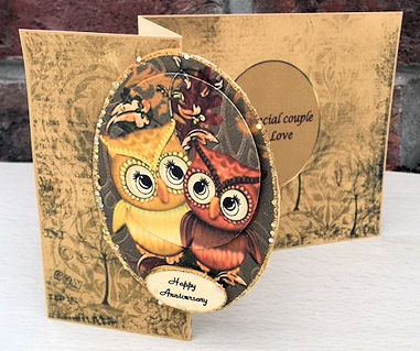 Owls Fold Back No Hole by Jayne Taplin