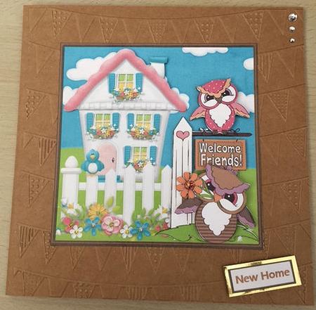 Owls New Home Card and Decoupage by Jayne Taplin