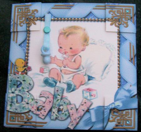 Baby Boy 8inch Picture Sheet by Jayne Taplin