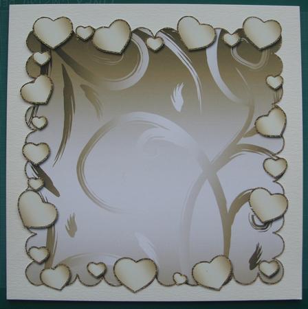 Blank Scalloped Card with Swirls & Hearts 3 by Jayne Westlake