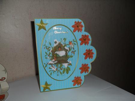 Scallop Christmas Birdhouse by Jean Deery