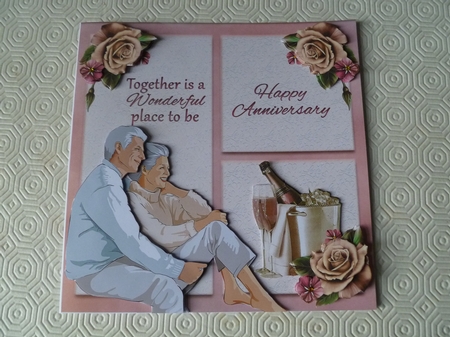 Champagne Roses Anniversary Mini Kit by Jean Harrison