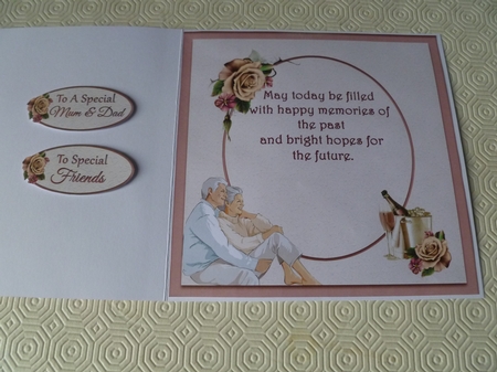 Champagne Roses Anniversary Mini Kit by Jean Harrison
