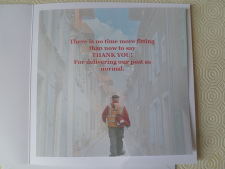 thank you Postie by Jean Harrison