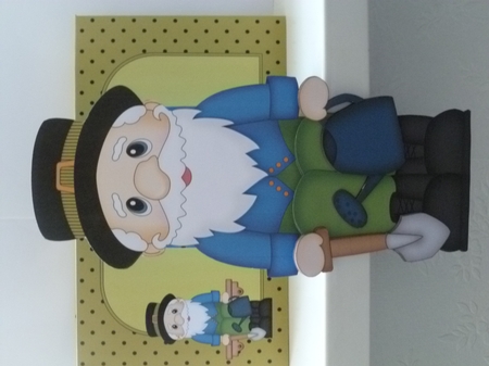 3D on the Shelf Card Kit - Jack the Gnome by Jean Harrison