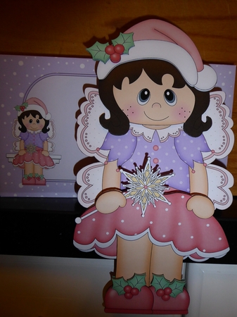 3D on the Shelf Card Kit - Little Christmas Fairy by Jean Harrison