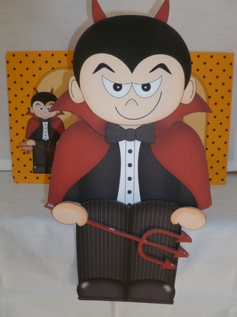 3D on the Shelf Card Kit - Little Halloween Devil Lucifer by Jean Harrison