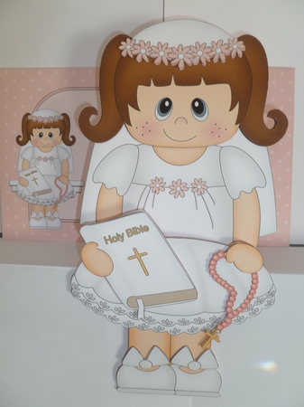 3D on the Shelf Card Kit - 1st Holy Communion Boy Ezra by Jean Harrison