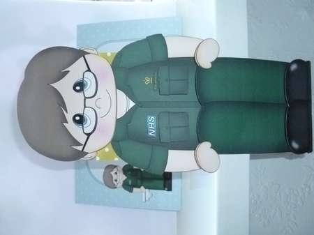 3D on the Shelf Card Kit - Little Nhs Paramedic Gus by Jean Harrison