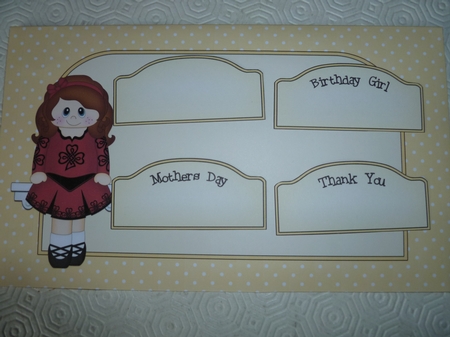 3D On the Shelf Card Kit - Little Irish Dancing Champion Neave is going to the Ceili by Jean Harrison