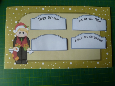 3D On the Shelf Card Kit - Little Christmas Boy Irish Dancer is going to the Festive Ceili by Jean Harrison